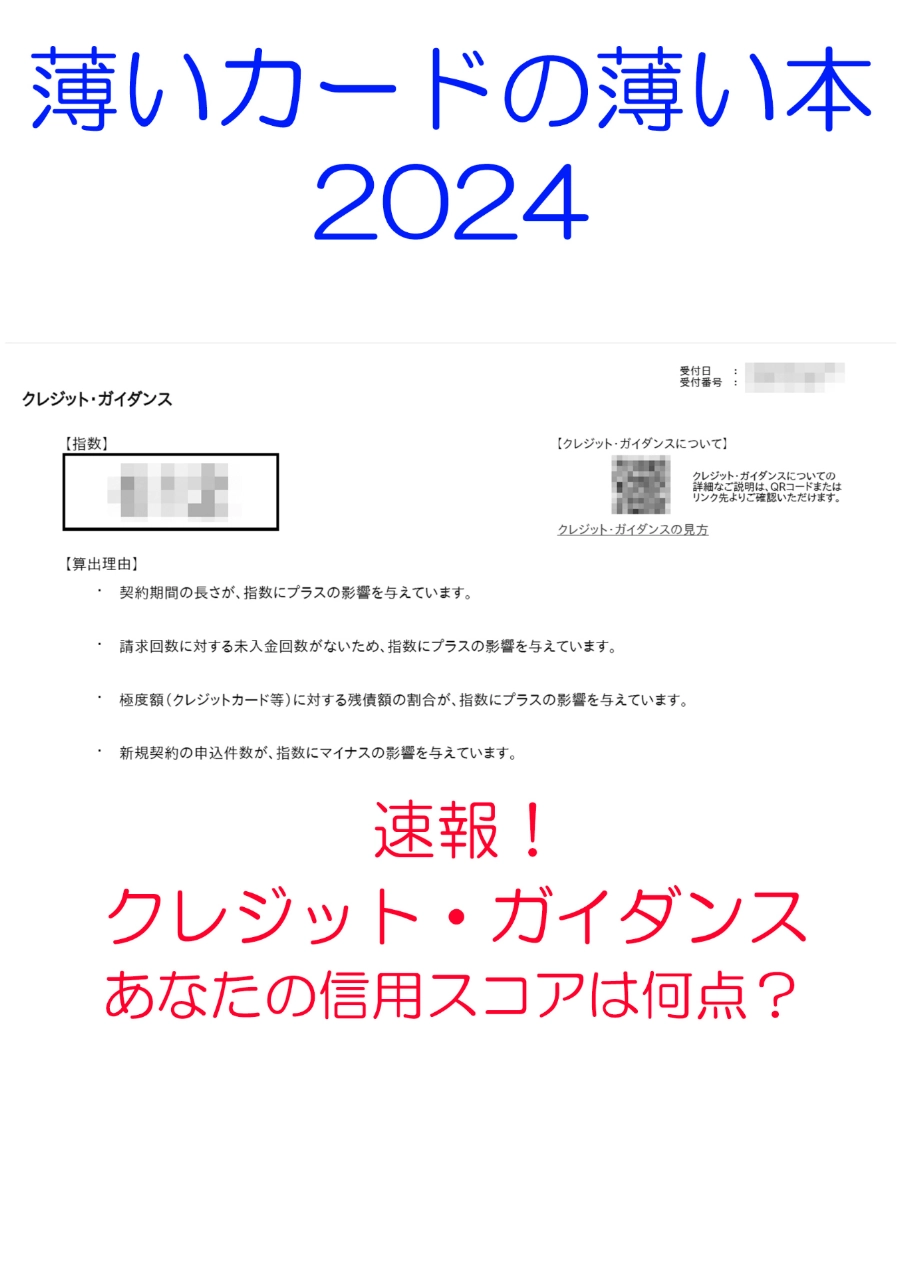 薄いカードの薄い本2024